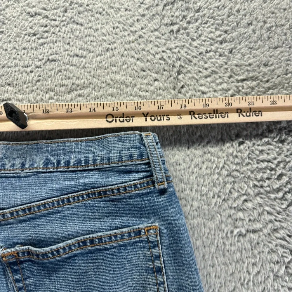 Arizona Flex Jeans Mens 34x32 Blue Denim Straight Relaxed Faded Workwear Stretch